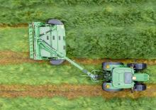Cositori tractate cu discuri, cu tambur de condiționare John Deere C350R