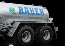 Decantoare de nămol Bauer Irrigation Pump tanker Poly 105 tandem axle