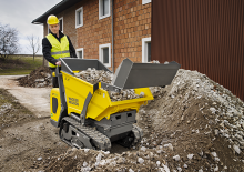 Dumpere Electrice pe Şenile Wacker Neuson DT10e