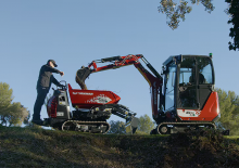 Dumpere Electrice pe Şenile Yanmar C08e