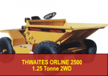 Dumpere pe Roți Thwaites Orline 2500 DR