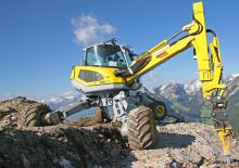 Excavatoare mobile Menzi M525