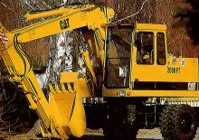 Excavatoare pe roți Caterpillar 206B