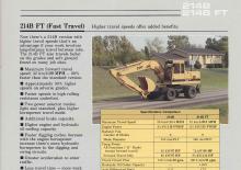 Excavatoare pe roți Caterpillar 214B