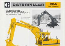 Excavatoare pe roți Caterpillar 224