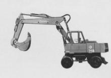 Excavatoare pe roți Fuchs 713 M