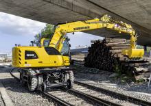 Excavatoare pe roți Liebherr A 922 Rail Litronic