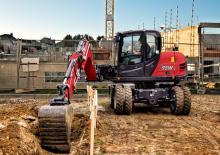 Excavatoare pe roți Yanmar B95W Zirkular 