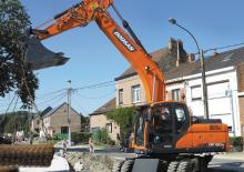 Excavatoare pe roți Doosan DX190W