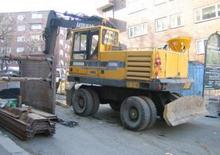 Excavatoare pe roți Akerman-Volvo EW 200