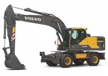 Excavatoare pe roți Volvo EW205 CN4