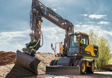 Excavatoare pe roți Volvo EW220E
