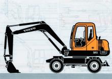 Excavatoare pe roți Volvo EW55