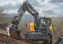 Excavatoare pe roți Volvo EWR170E