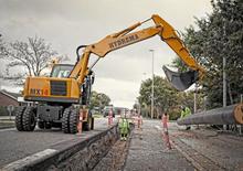 Excavatoare pe roți Hydrema MX 14