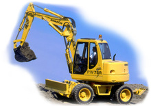 Excavatoare pe roți Komatsu PW75 R-2