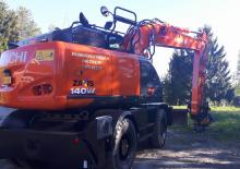 Excavatoare pe roți Hitachi ZX140W-6