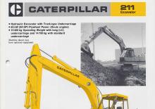 Excavatoare pe șenile Caterpillar 211
