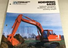 Excavatoare pe șenile Koehring 6620