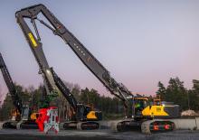 Excavatoare pe șenile Volvo EC500 High Reach