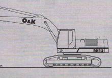 Excavatoare pe șenile O&K RH 12