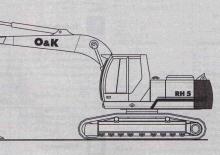 Excavatoare pe șenile O&K RH 5