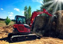 Excavatoare pe șenile Yanmar ViO82 