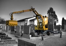 Excavatoare pentru utilizarea cimentului Lanz FB 300 A