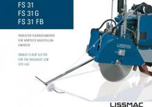 Fierăstraie pentru podea Lissmac FS 31
