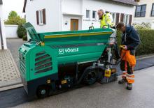 Finisoare de asfalt pe roți Vögele Mini 502