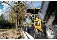 Finisoare de asfalt pe șenile Caterpillar AP555F