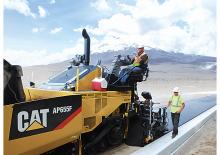 Finisoare de asfalt pe șenile Caterpillar AP655F