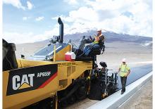 Finisoare de asfalt pe șenile Caterpillar AP655F