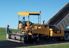 Finisoare de asfalt pe șenile Caterpillar AP755