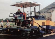 Finisoare de asfalt pe șenile Marini MF 905