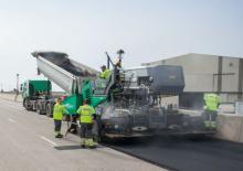 Finisoare de asfalt pe șenile Vögele Super 1800-3 SprayJet