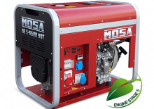 Generatoare de curent diesel Mosa GE 6500 DES/GS
