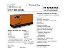 Generatoare de curent diesel Hüdig Step 350 ECON