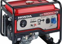 Generatoare de curent pe benzină Honda EM 5500 CXS