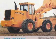 Încărcătoare pe roți John Deere Construction 444 D