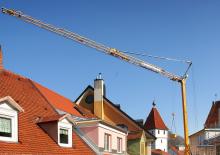 Macalare turn - deplasare cărucior pe braț - rotire în partea inferioară Liebherr 22 HM 