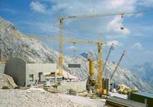 Macalare turn - deplasare cărucior pe braț - rotire în partea inferioară Liebherr 42 K.1 (FU)