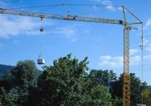 Macalare turn - deplasare cărucior pe braț - rotire în partea inferioară Liebherr 42 K.1 