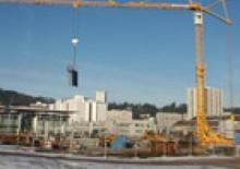 Macalare turn - deplasare cărucior pe braț - rotire în partea inferioară Potain GTMR 386 B