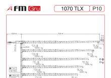 Macalare turn - deplasare cărucior pe braț - rotire în partea superioară FM-Gru 1070 TLX P10