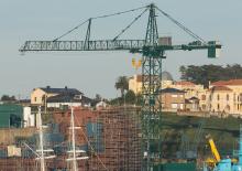 Macalare turn - deplasare cărucior pe braț - rotire în partea superioară Liebherr 1250 HC 40