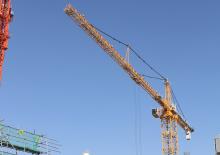 Macalare turn - deplasare cărucior pe braț - rotire în partea superioară Liebherr 1250 HC 50