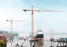 Macalare turn - deplasare cărucior pe braț - rotire în partea superioară Liebherr 200 EC-H 10 FR.tronic