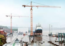 Macalare turn - deplasare cărucior pe braț - rotire în partea superioară Liebherr 200 EC-H 10 FR.tronic