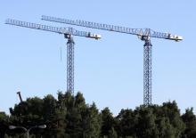 Macalare turn - deplasare cărucior pe braț - rotire în partea superioară Comansa 21LC450